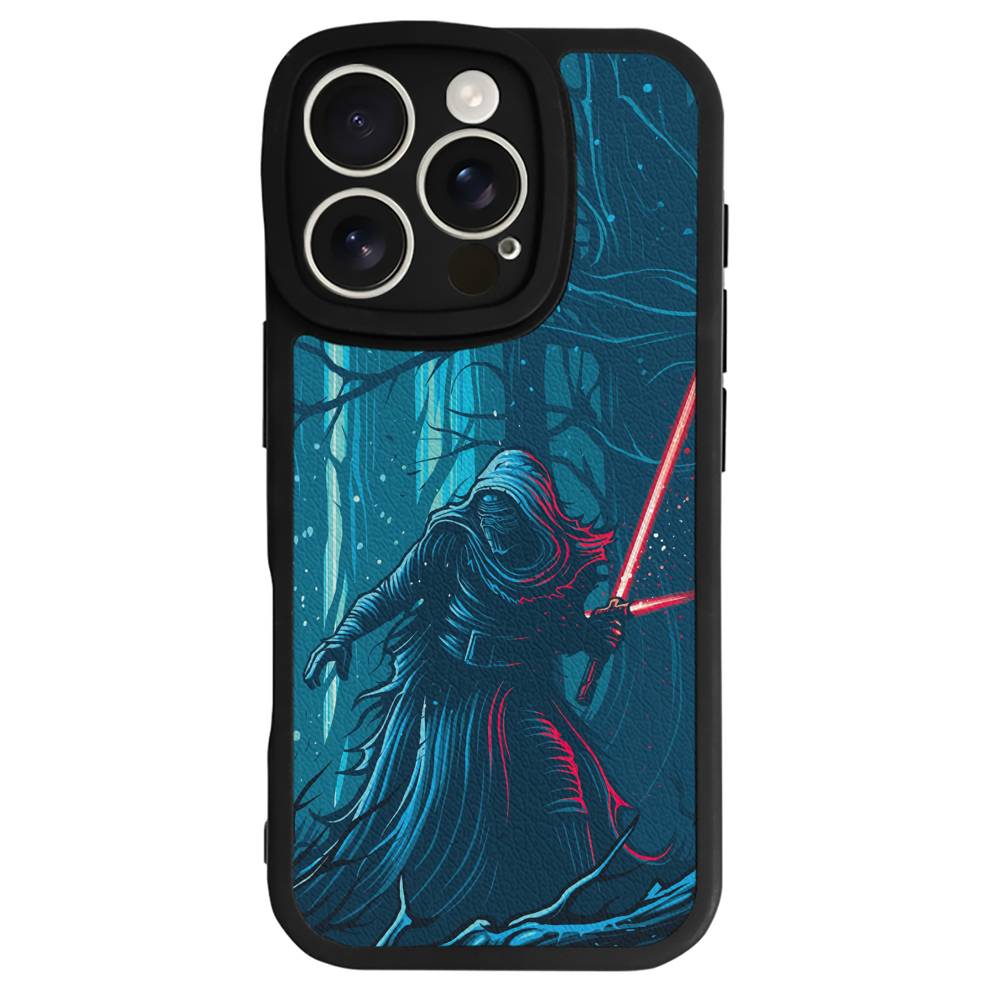 （画像用） スター・ウォーズ Star Wars 【iPhone 16シリーズ対応】シリコンスマホケース（レザー調） 材質：シリコン